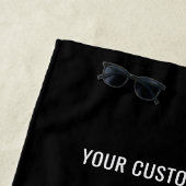 Aangepaste Business Logo Tekst Strandlaken Kies Kl (In situ)