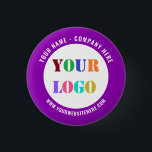 Aangepaste Business Logo Tekst Uw promotionele But Ronde Button 3,2 Cm<br><div class="desc">Aangepaste kleuren en lettertypen - Gepersonaliseerde Button met uw bedrijf Logo en naam Website ow Aangepaste tekst Promotionele zaken Gepersonaliseerde Buttonnen / cadeau - Uw Logo / Afbeelding toevoegen - Foto of QR-code en tekst / informatie - Grootte wijzigen en onderdelen verplaatsen met aanpassingsgereedschap. Kies / voeg uw favoriete achtergrond-...</div>
