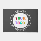 Aangepaste Business Logo-tekstpromotiestuin Deurmat (Voorkant)