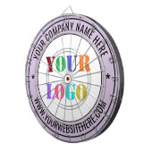 Aangepaste Business Logo Text Dart Board - Uw kleu Dartbord (Voorkant Rechts)