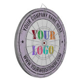 Aangepaste Business Logo Text Dart Board - Uw kleu Dartbord (Voorkant Links)