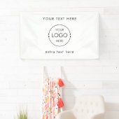 Aangepaste Business Logo Vendor Hangende Banner Si (Insitu)