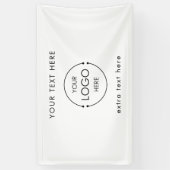 Aangepaste Business Logo Vendor Hangende Banner Si (Verticaal)