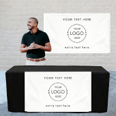 Aangepaste Business Logo Vendor Hangende Banner Si