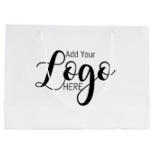 Aangepaste Business logo Waardering van medewerker Groot Cadeauzakje (Achterkant)