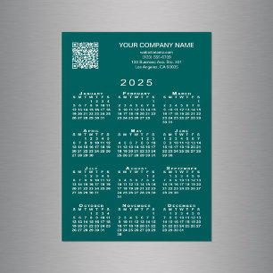 Aangepaste Business QR Code 2025 Kalender Blauwgro