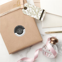 Aangepaste Business Ronde Logo Promotionele Zwart 