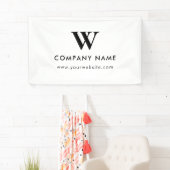 Aangepaste Business Table Hanging Banner Modern Wi (Insitu)