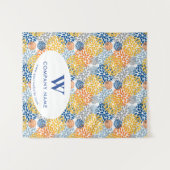 Aangepaste Business Table Runner Banner Bloemen Wandkleed (Voorkant (horizontaal))