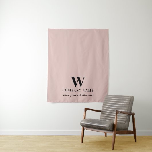 Aangepaste Business Table Runner Banner Elegant Ro Wandkleed (In situ)