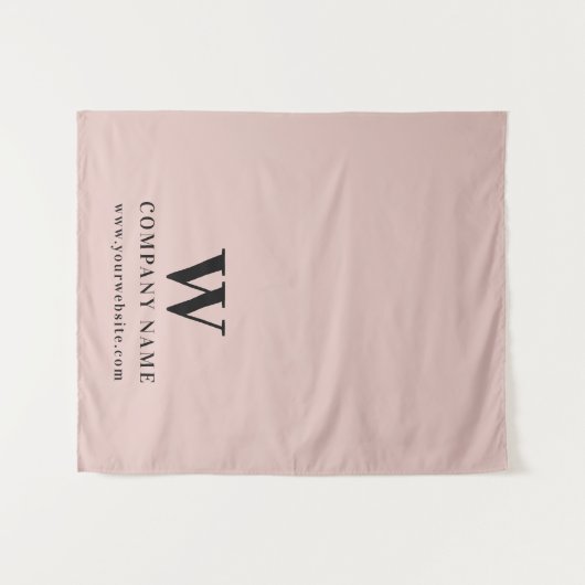 Aangepaste Business Table Runner Banner Elegant Ro Wandkleed (Voorkant (horizontaal))