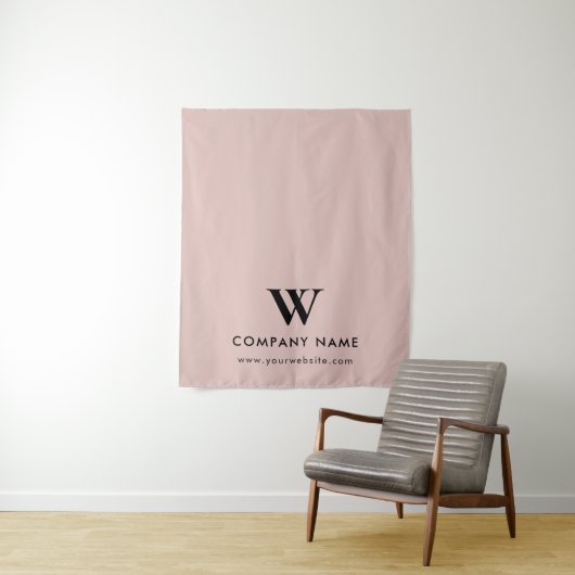 Aangepaste Business Table Runner Banner Modern Pin Wandkleed (In situ)