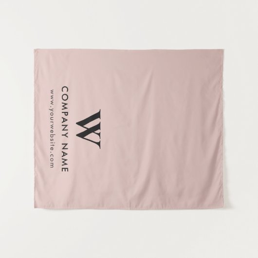 Aangepaste Business Table Runner Banner Modern Pin Wandkleed (Voorkant (horizontaal))