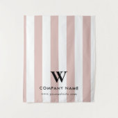 Aangepaste Business Table Runner Banner Modern Pin Wandkleed (Voorkant)