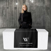 Aangepaste Business Table Runner Banner Modern Zwa Wandkleed