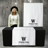 Aangepaste Business Table Runner Banner White Retr Wandkleed