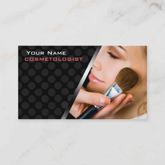Aangepaste businessCards voor Makeup-artiesten Visitekaartje (Voorkant)