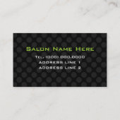 Aangepaste businessCards voor Makeup-artiesten Visitekaartje (Achterkant)