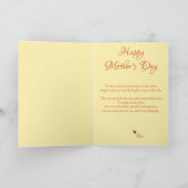 Aangepaste Butterfly Moederdag Kaart (Binnen)