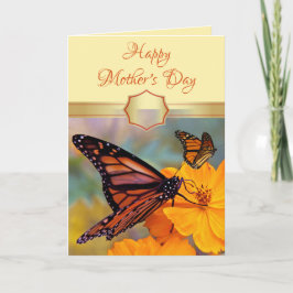Aangepaste Butterfly Moederdag Kaart