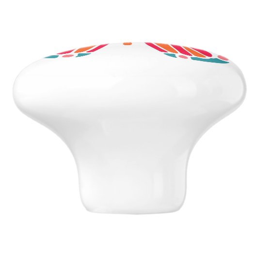 Aangepaste Butterfly-naam keramische knop (Zijkant)