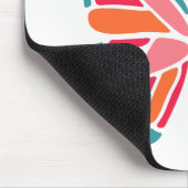 Aangepaste butterfly-naam mousepad muismat (Hoek)
