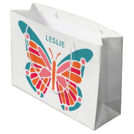 Aangepaste Butterfly-tas met grote cadeautjes Large Cadeautasje