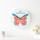 Aangepaste Butterfly-wandklokken Grote Klok (Huis)
