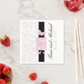 Aangepaste Butterfly Wedding Napkins Servet (Insitu)