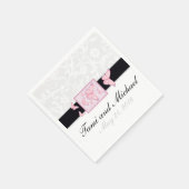 Aangepaste Butterfly Wedding Napkins Servet (Hoek)