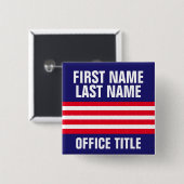 Aangepaste Button Campagne Aangepaste Sjabloon (Voorkant /achterkant)