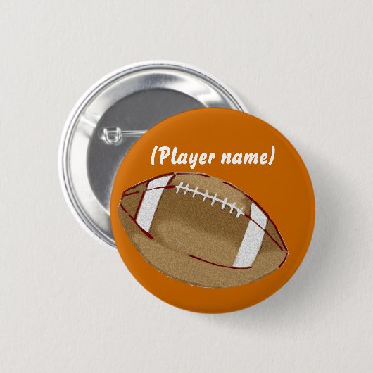 Aangepaste Button Football (Voorkant /achterkant)