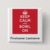 Aangepaste Button "Kalm houden" (Voorkant)