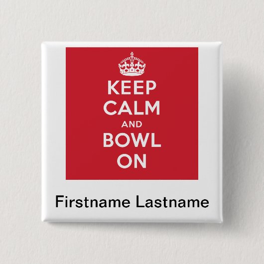 Aangepaste Button "Kalm houden" (Voorkant)