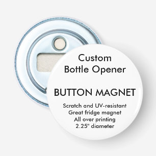 Aangepaste Button Magnetflesopening Flesopener