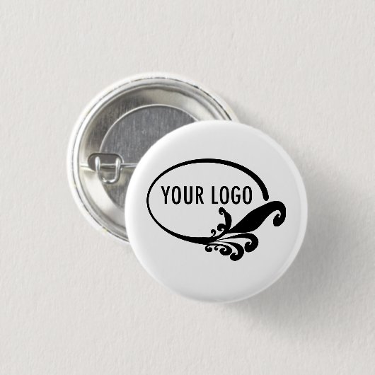Aangepaste Button Pin met Business Logo Promotiona (Voorkant /achterkant)