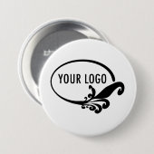 Aangepaste Button Pin met Business Logo Promotiona (Voorkant /achterkant)