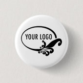 Aangepaste Button Pin met Business Logo Promotiona (Voorkant)