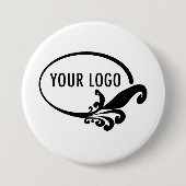 Aangepaste Button Pin met Business Logo Promotiona (Voorkant)