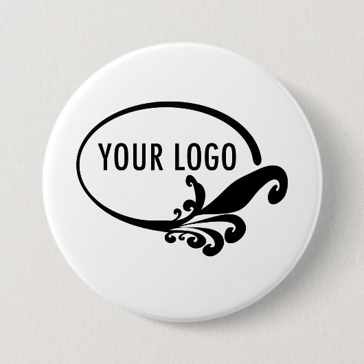 Aangepaste Button Pin met Business Logo Promotiona (Voorkant)