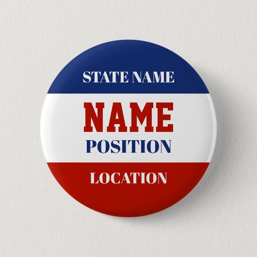 Aangepaste Button verkiezingscampagne (Voorkant)