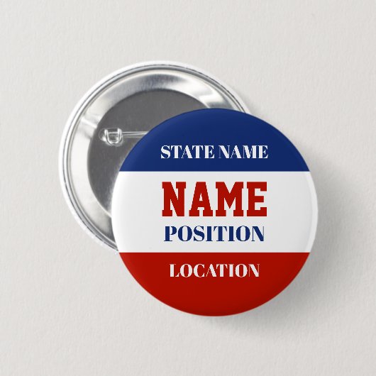 Aangepaste Button verkiezingscampagne (Voorkant /achterkant)