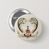 Aangepaste Button voor eigen foto Pinback (Voorkant /achterkant)