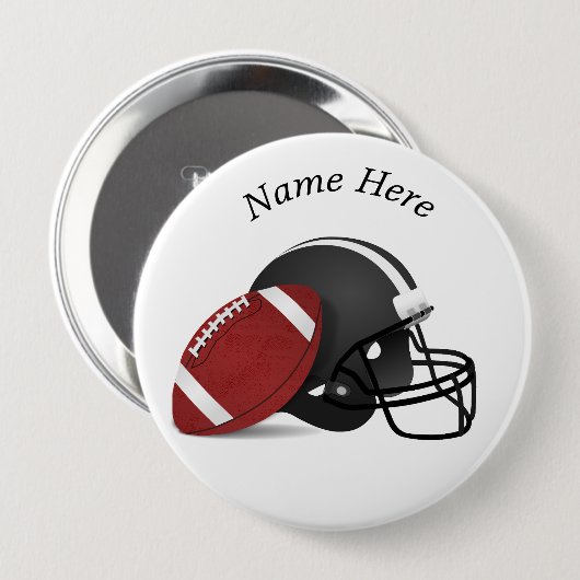 Aangepaste Button voor Helmet Ball (Voorkant /achterkant)