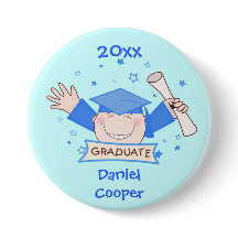 Aangepaste Button voor Kindergarten Afstuderen But