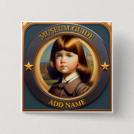 Aangepaste Button voor museumgids