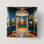 Aangepaste Button voor museumgids (Voorkant)