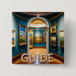 Aangepaste Button voor museumgids