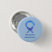 Aangepaste Button voor onderwijsbewustzijn lint-bu (Voorkant /achterkant)