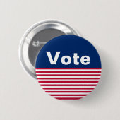 Aangepaste Button voor rode rode rode en blauwe st (Voorkant /achterkant)